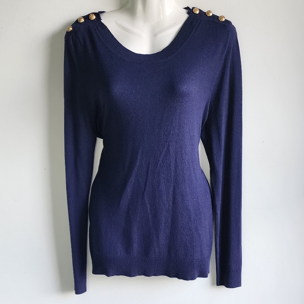 CATO J/M Sportwear Spring Romance Pitch Navy Top Size L
